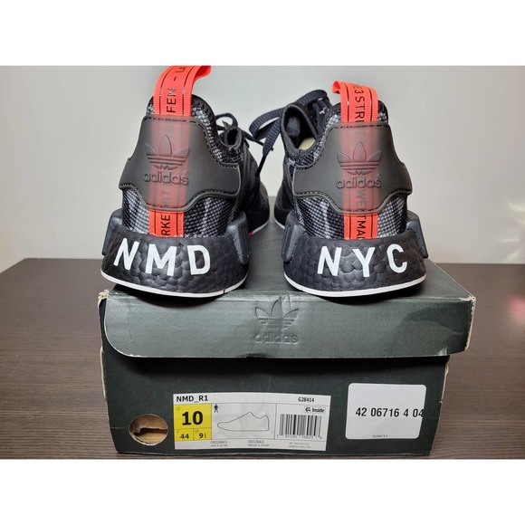 Men Adidas NMD NYC Camo Black Red G28414 main image 6